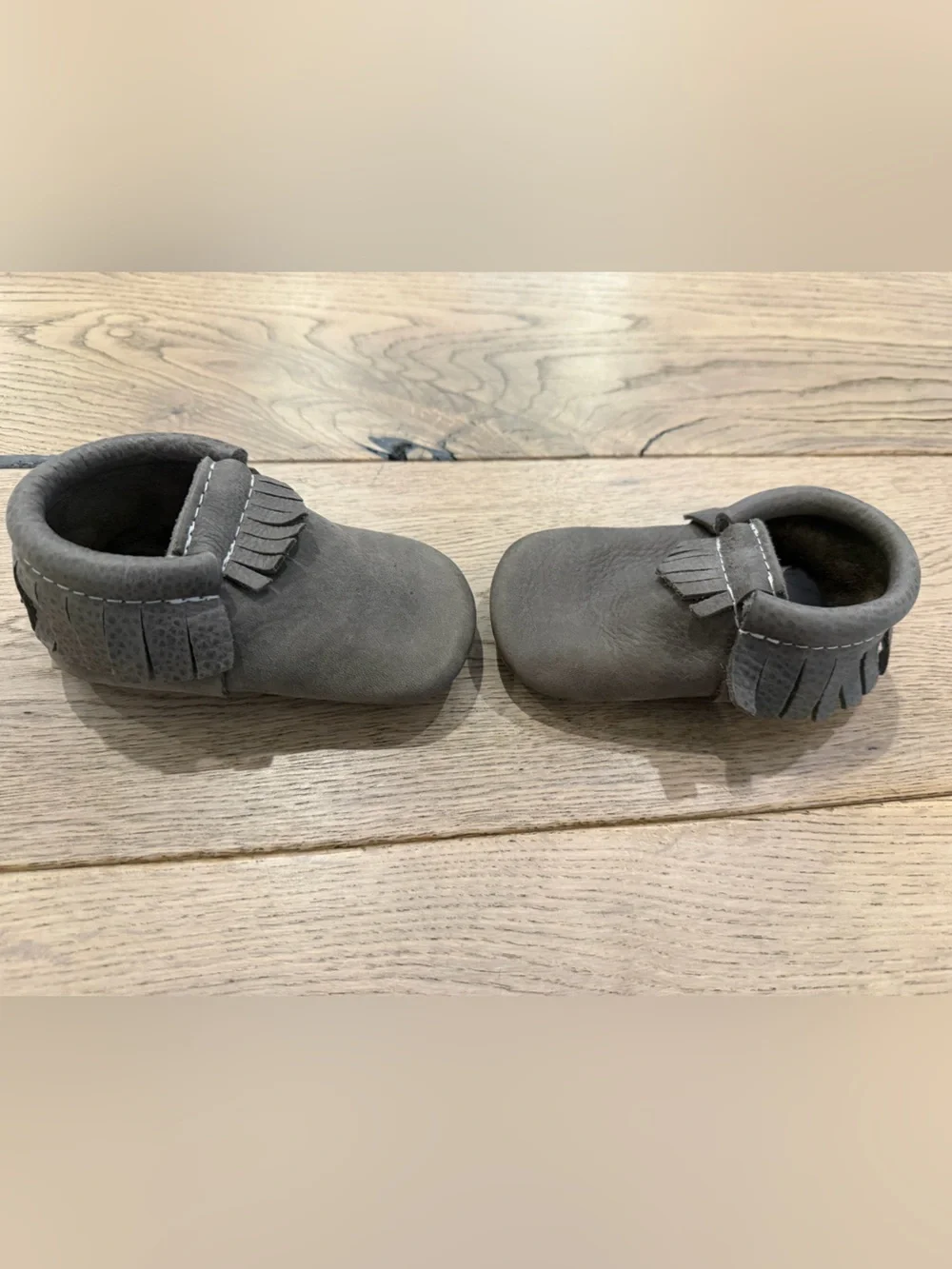 Freshly Picked - BLUE SPRUCE MOCCASIN BABY SHOE Size 4